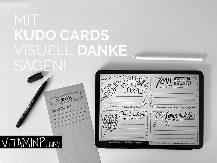 Kudo-Cards sagen visuell Danke - VITAMINP.info